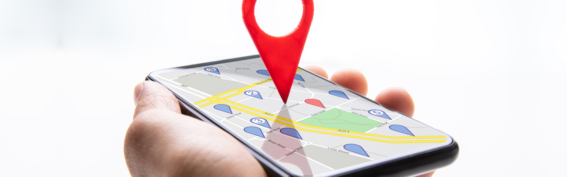 gps map on mobile